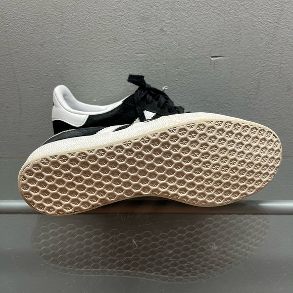 Adidas Gazelle Black and White Sneakers - Picture 6 of 7